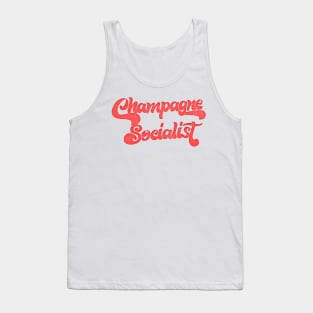 Champagne Socialist /// Retro Humorous Socialism Design Tank Top